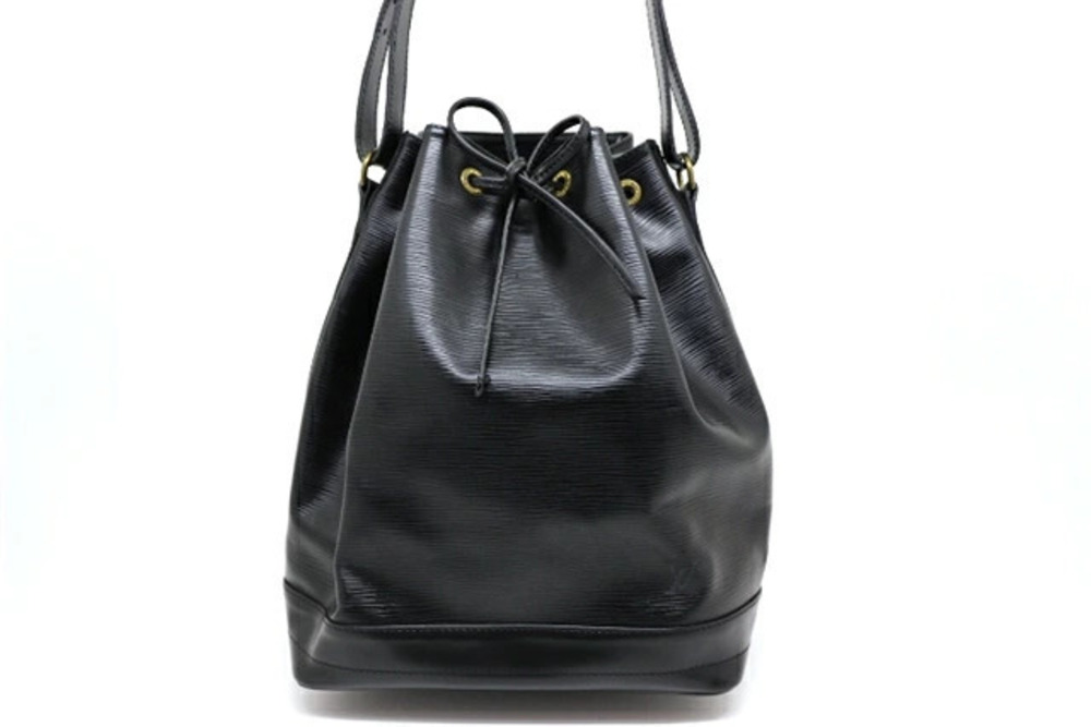 LOUIS VUITTON Bag Shoulder Noe Epi Noir Black